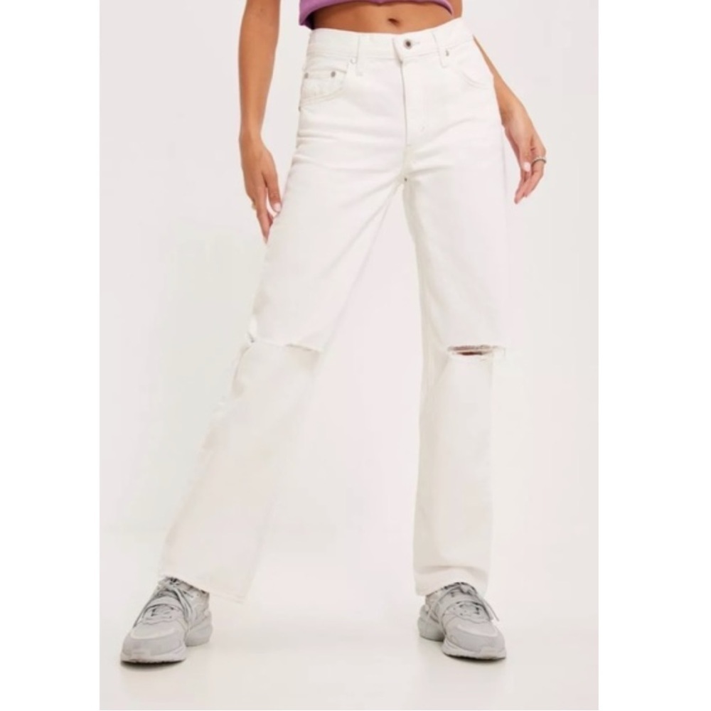 Levi’s Silver Tab 94' Baggy Distressed Jeans White 31